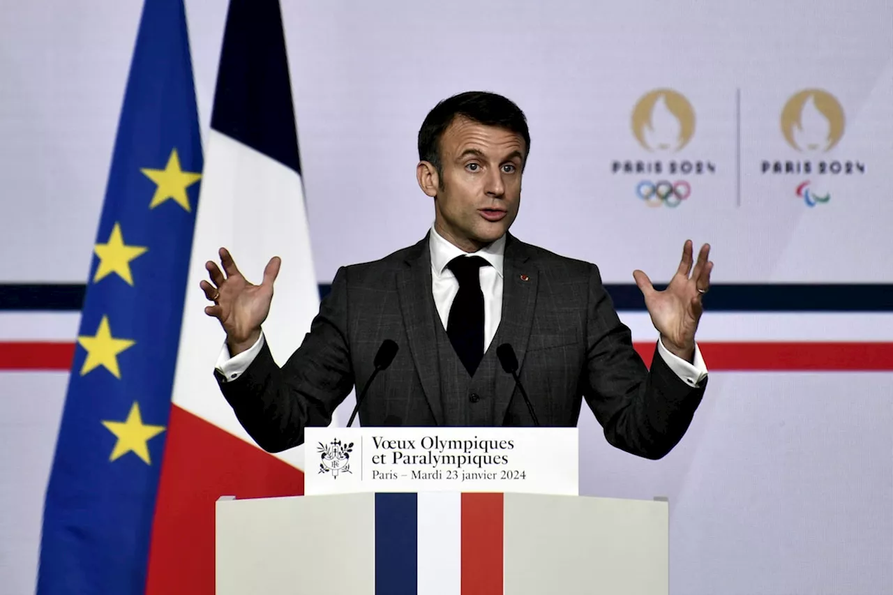 Russia will be asked to observe ceasefire during Olympics, Macron tells Ukrainian interviewer