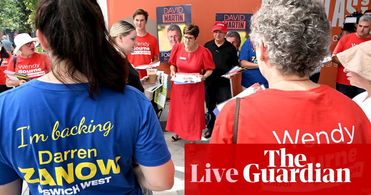 Australia news live: Queensland bylections spell trouble for Labor; weather warnings as Tropical Cyclone Megan heads for north Queensland coast