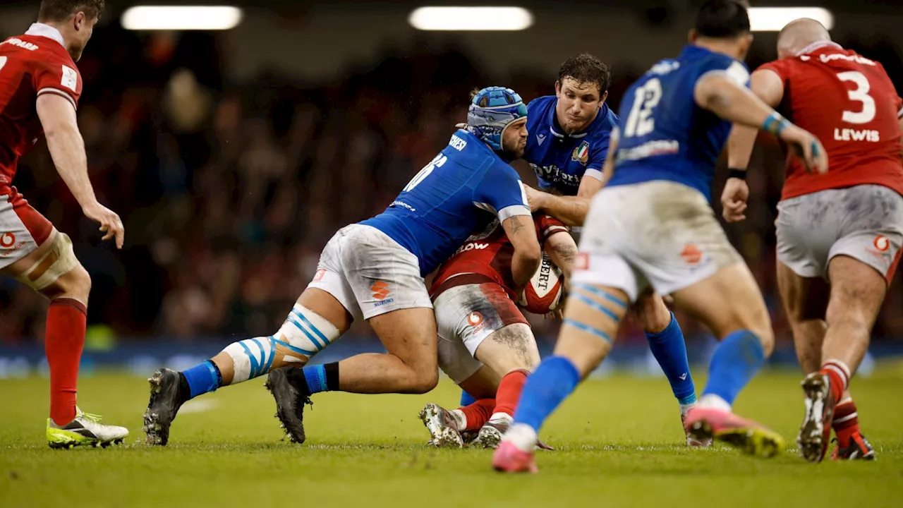 Mai così bella l'Italia del Rugby. Batte il Galles e va a Cardiff il cucchiaio di legno