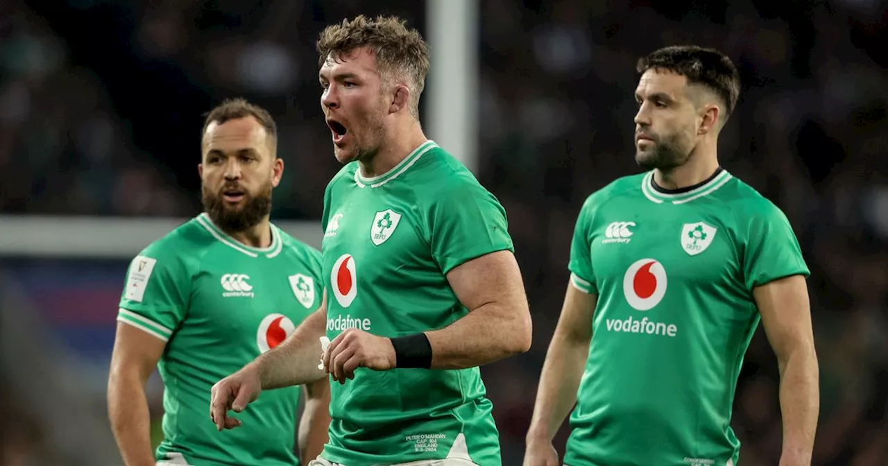 O'Mahony set to captain second win in 10 months - first Munster now Ireland