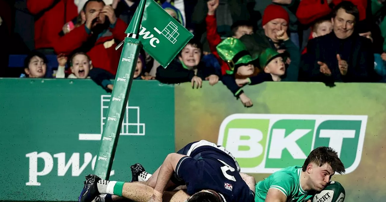 Ireland 36 Scotland 0 (FT) - England win U20s Six Nations crown despite Irish victory