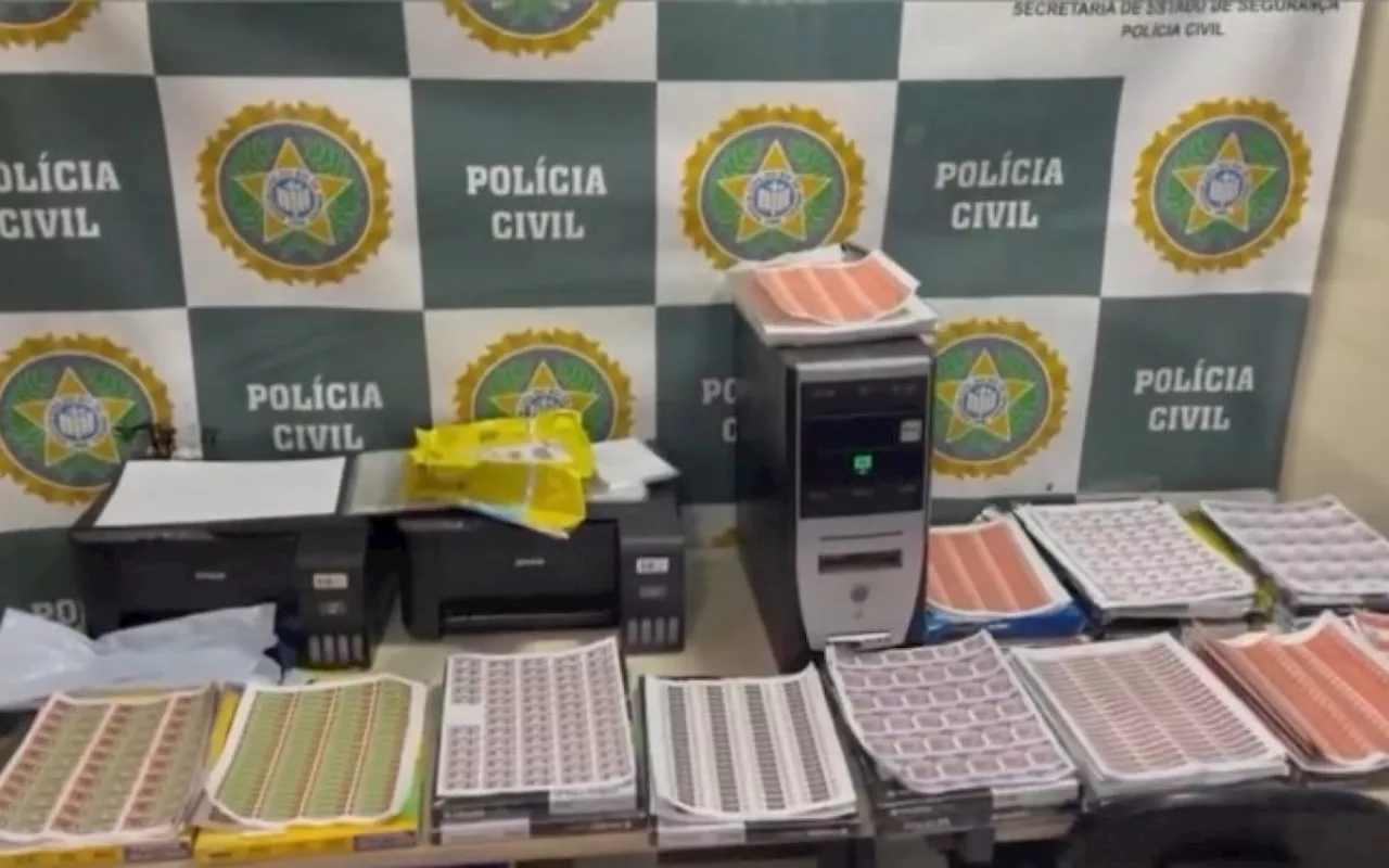 Polícia Civil estoura gráfica do tráfico em Volta Redonda