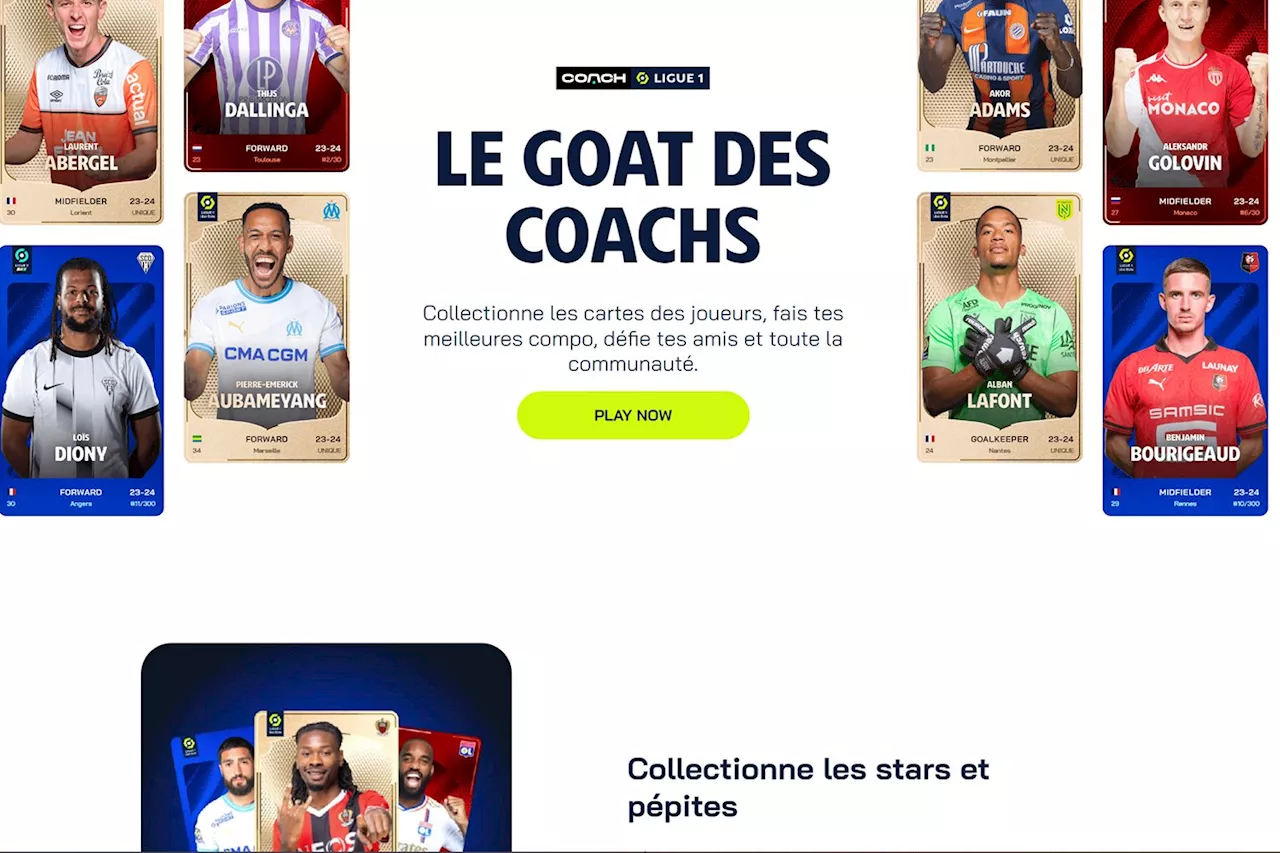 Coach Ligue 1 : la Ligue 1 lance son jeu de fantasy football