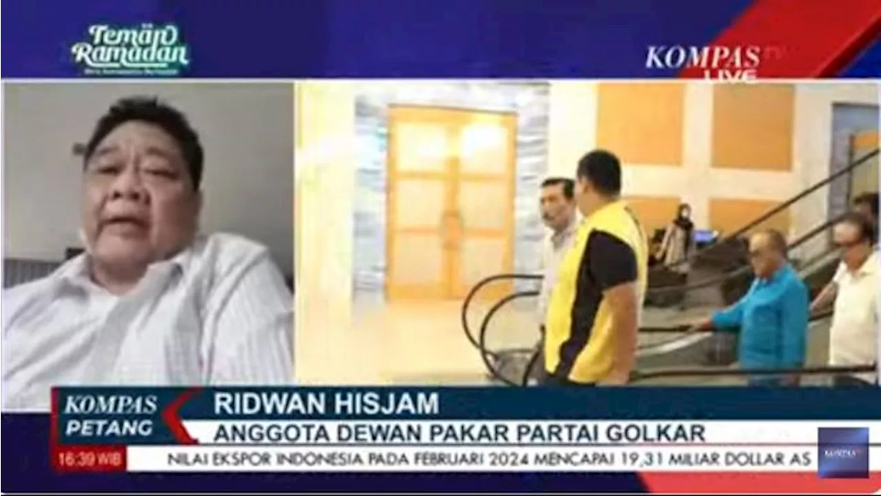 Anggota Dewan Pakar Golkar Sebut Pengurus Daerah Senang Dengar Kabar Jokowi akan Bergabung