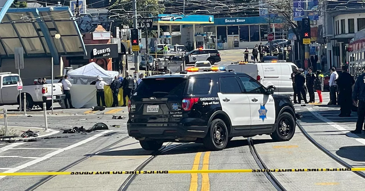 Driver kills 2, injures 4 in crash near San Francisco West Portal Muni Station