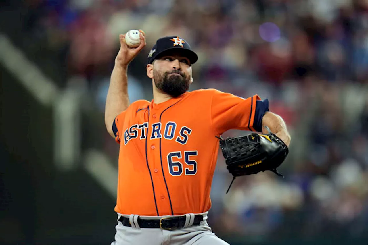 Astros say Urquidy will return to Houston to see doctors, has forearm stiffness, per source