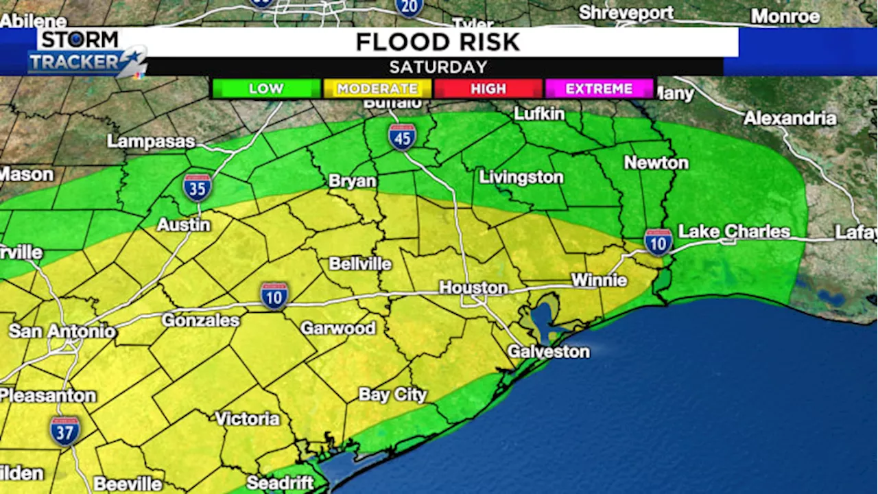 Chance for scattered storms for Houston on Saturday ahead of more rain Sunday