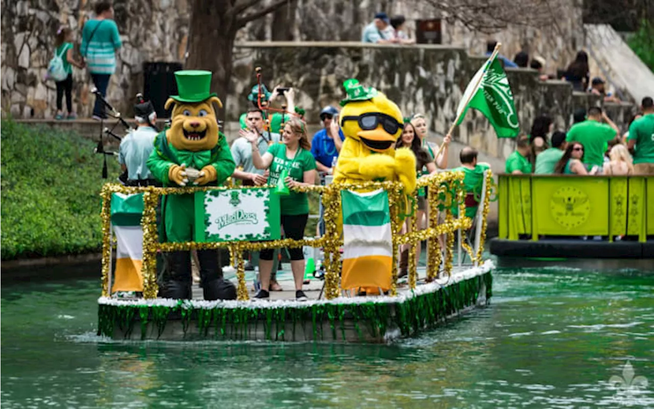 🍀 San Antonio River will turn green for annual St. Patrick’s Day celebration