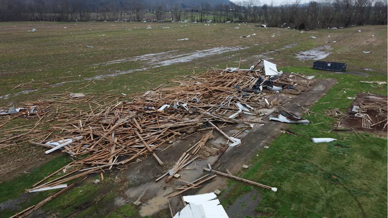 Residents picking up the pieces after severe storms rip through southeast Indiana