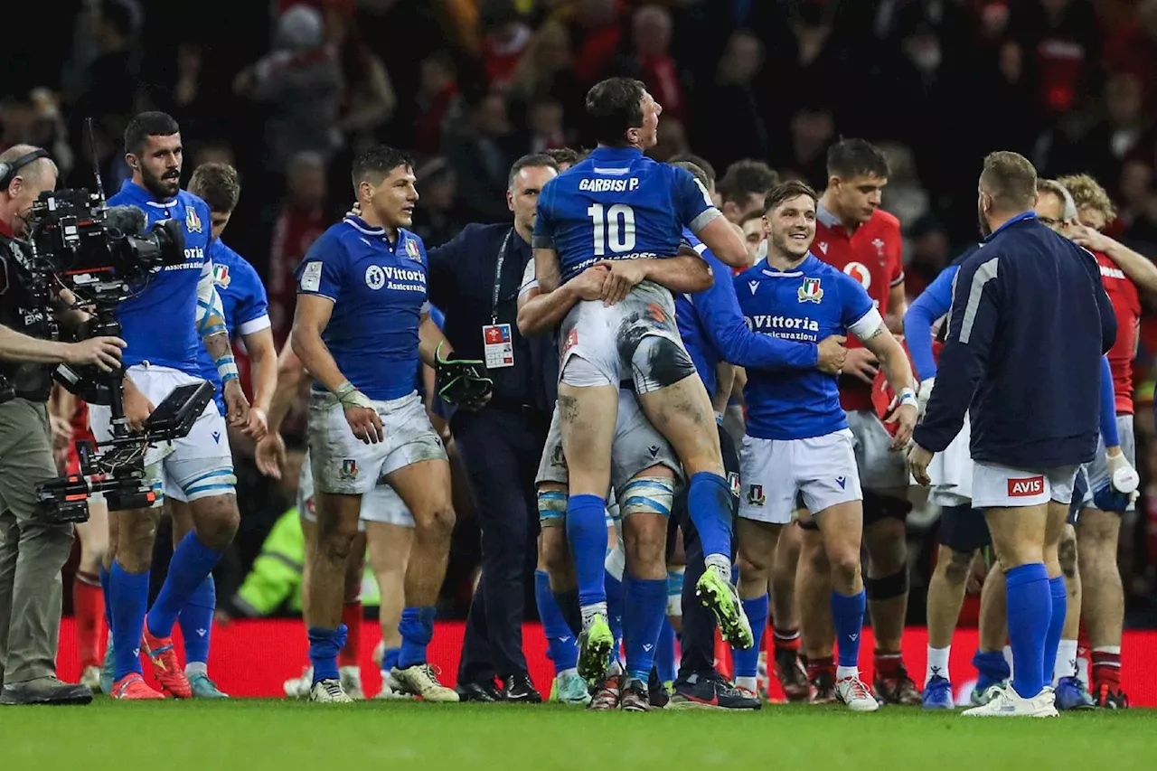 Six nations: ciel bleu pour l'Italie face à des Gallois bons derniers