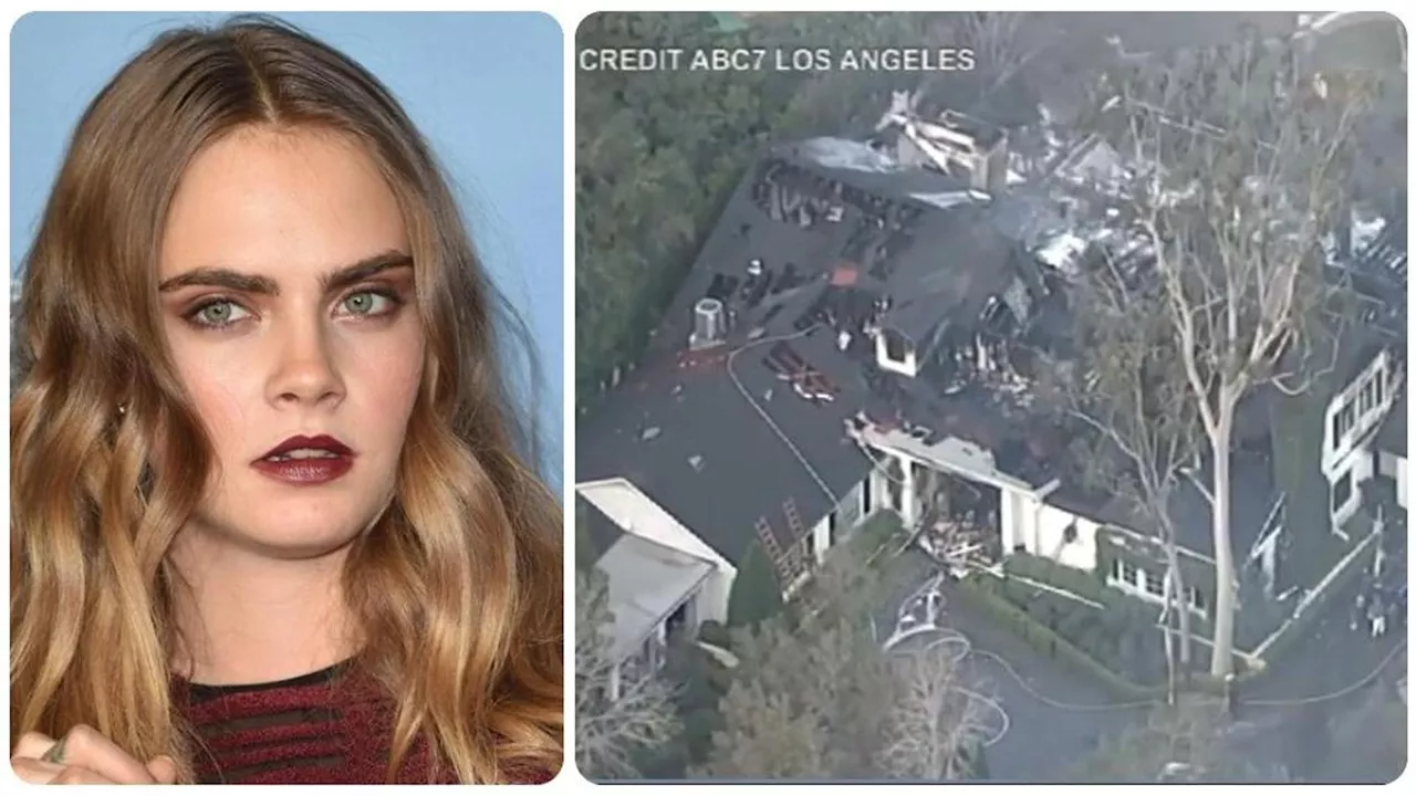 Un incendio distrugge la villa da 7 milioni di dollari di Cara Delevingne