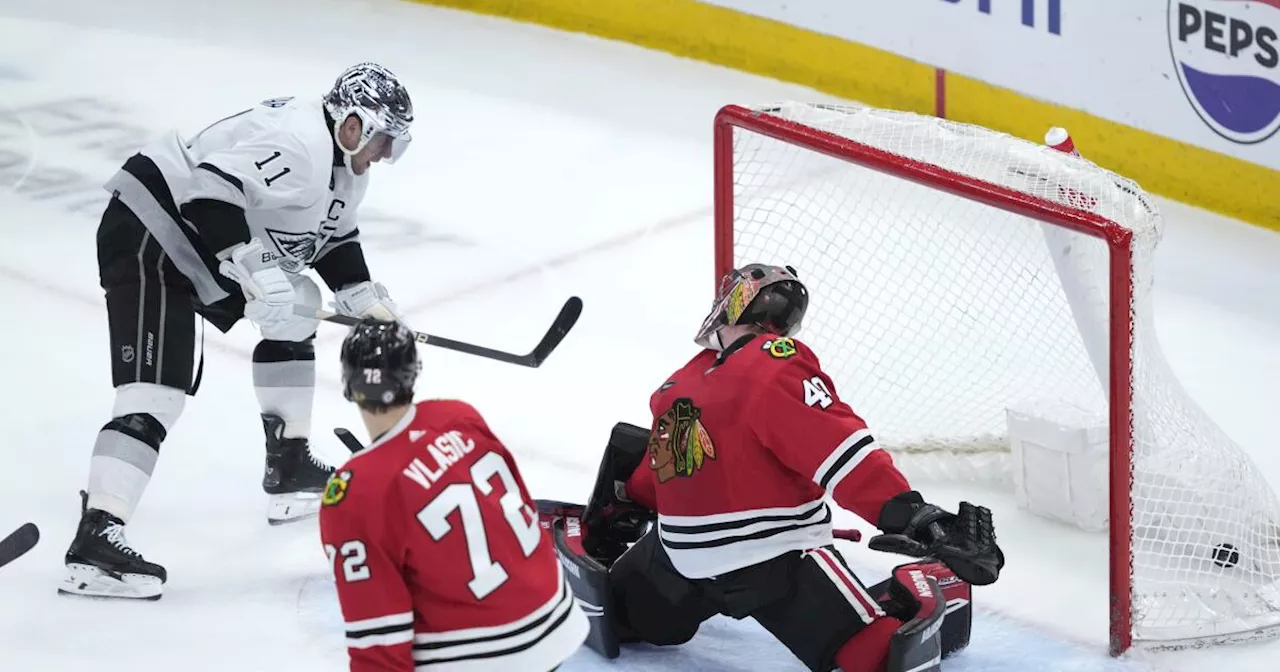 Anze Kopitar and Kings beat Blackhawks to strengthen hold on third in West