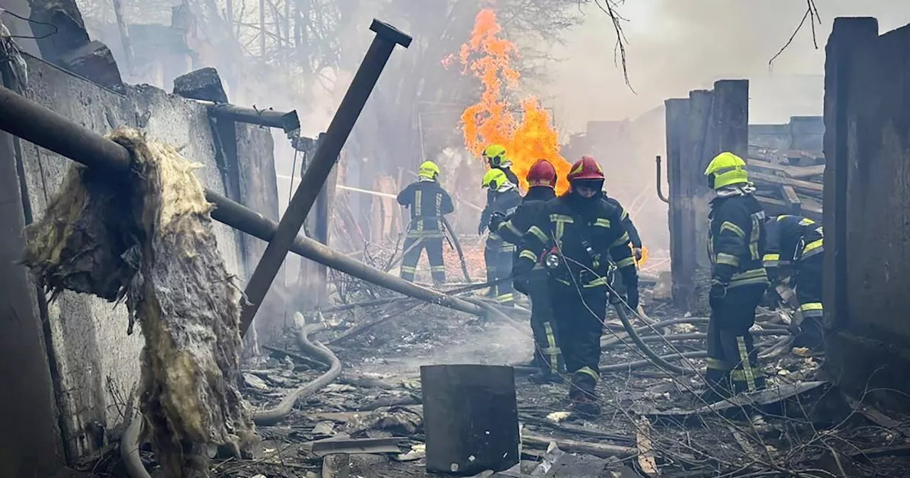 Russian missiles kill at least 16 people in latest strike on Odesa in southern Ukraine