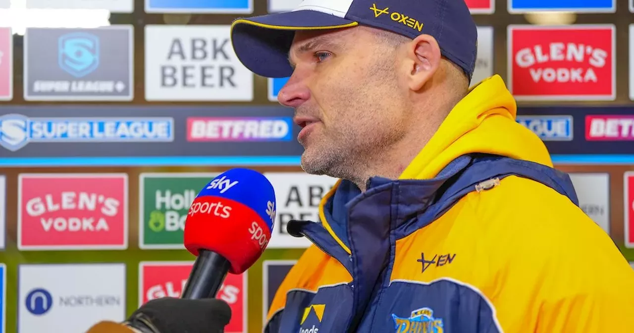 Rohan Smith full of praise for Leeds Rhinos despite surrendering lead to Saints