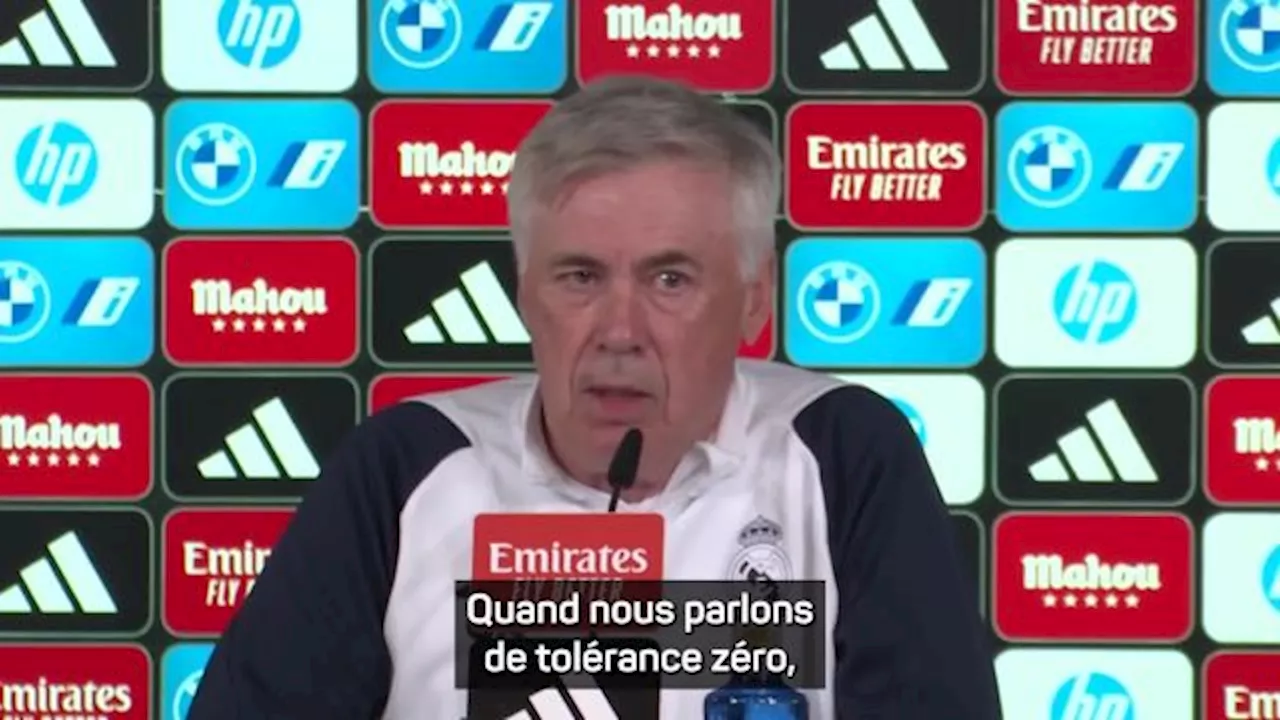 Carlo Ancelotti (Real Madrid) : « Il est nécessaire d'agir » contre le racisme