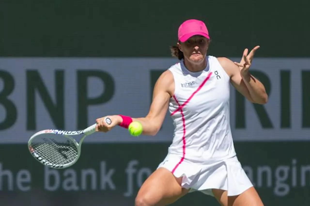 Iga Swiatek surclasse Marta Kostyuk et fonce en finale à Indian Wells