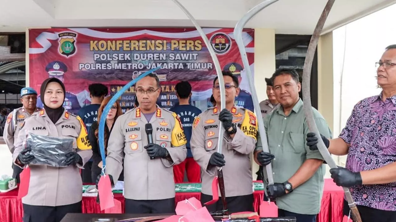 Satu Remaja Tewas Akibat Tawuran Antar Geng Motor, 4 Orang Ditangkap Polisi