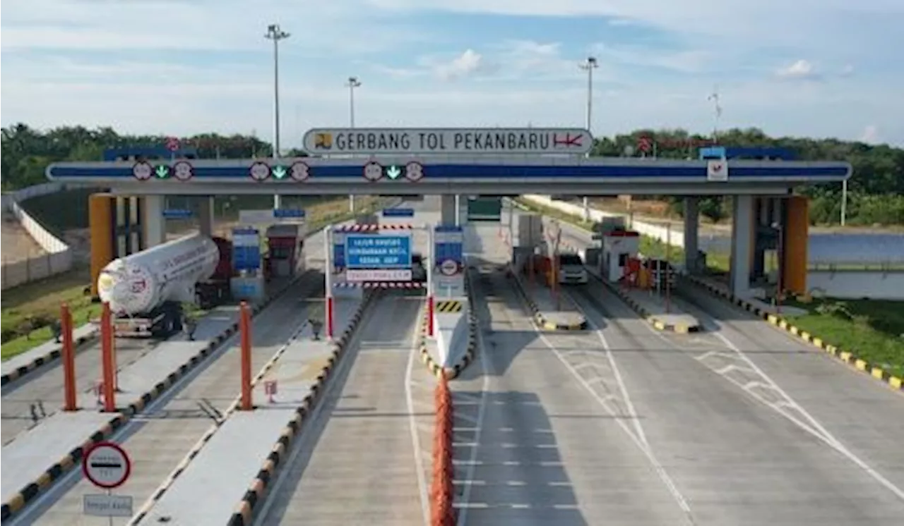 18 Maret Tarif Baru Tol Pekanbaru-Dumai dan Palembang-Indralaya Diberlakukan