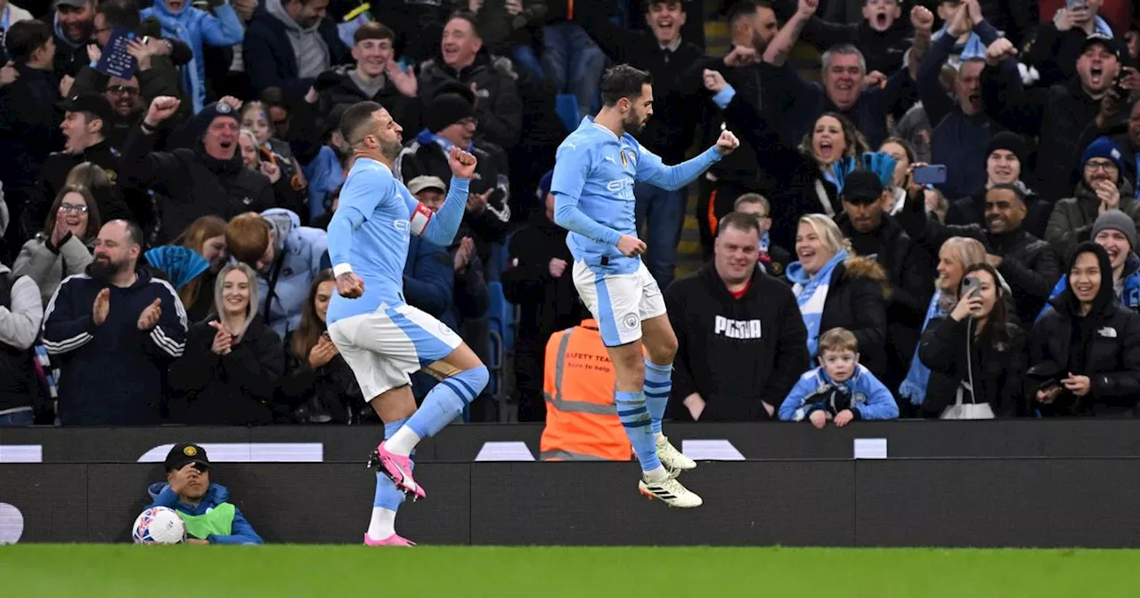 Manchester City ease past Newcastle in FA Cup quarter-finals