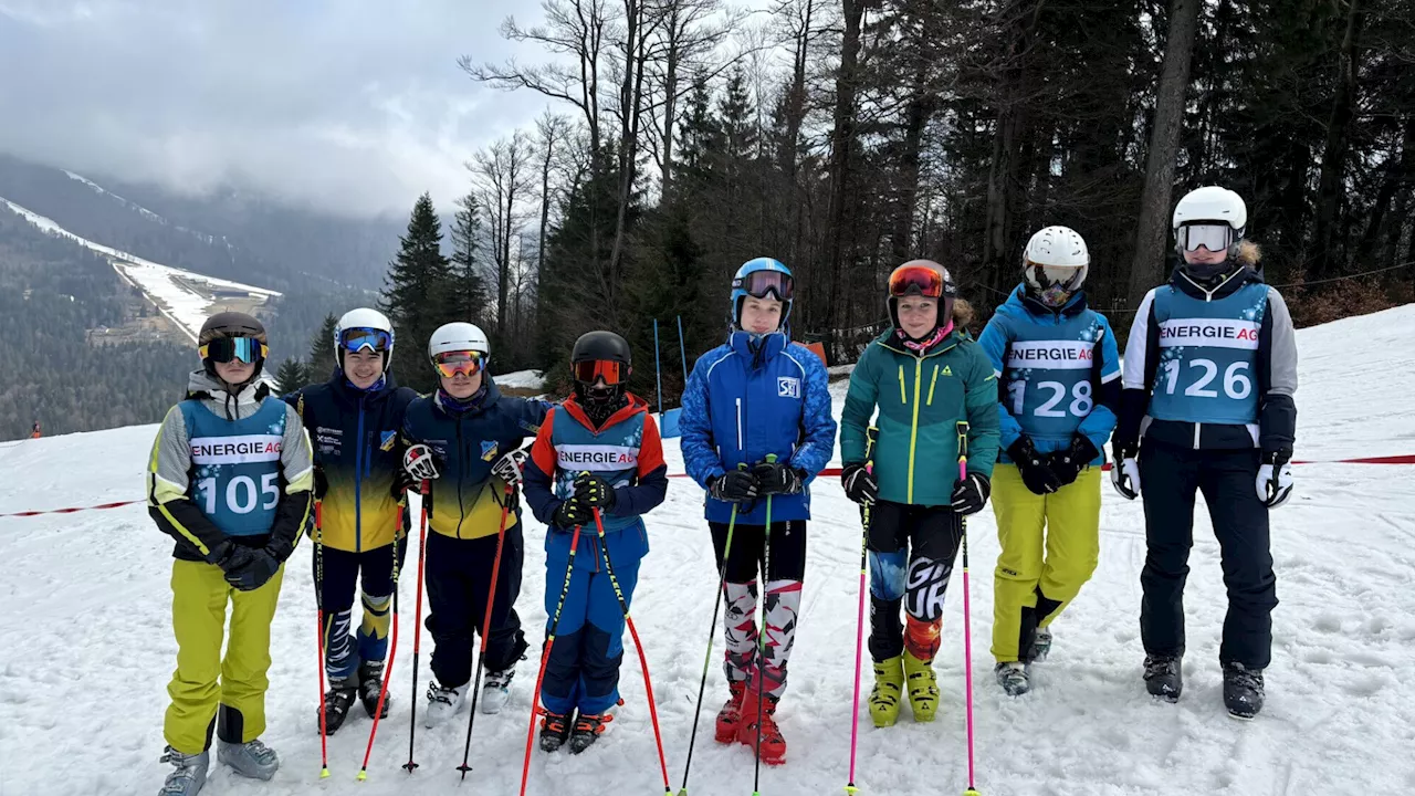 Mädchenteam der BBS Weyer holte Vizelandesmeister im Skifahren