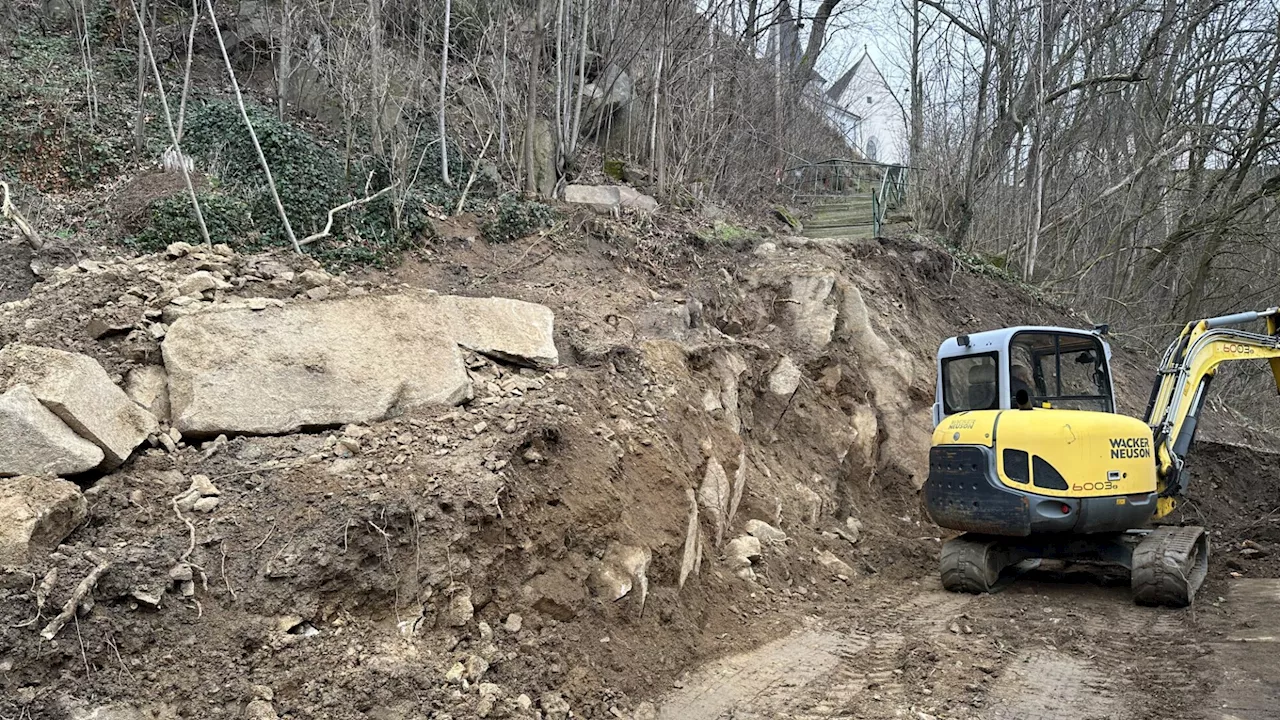 Weitra: Steinbruch auf der „80er-Stiege“