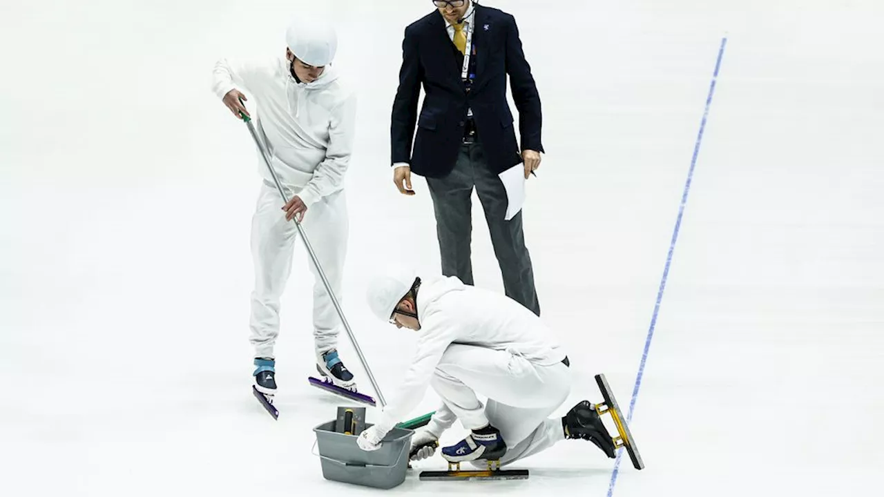 Gieters, witte pakken en 'slush puppy': wat doen die blokjesleggers op WK shorttrack?