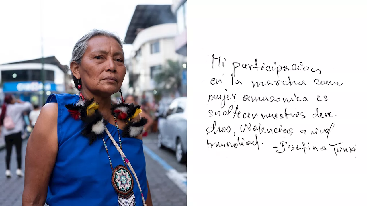 Ecuadorian Indigenous Women on why they march