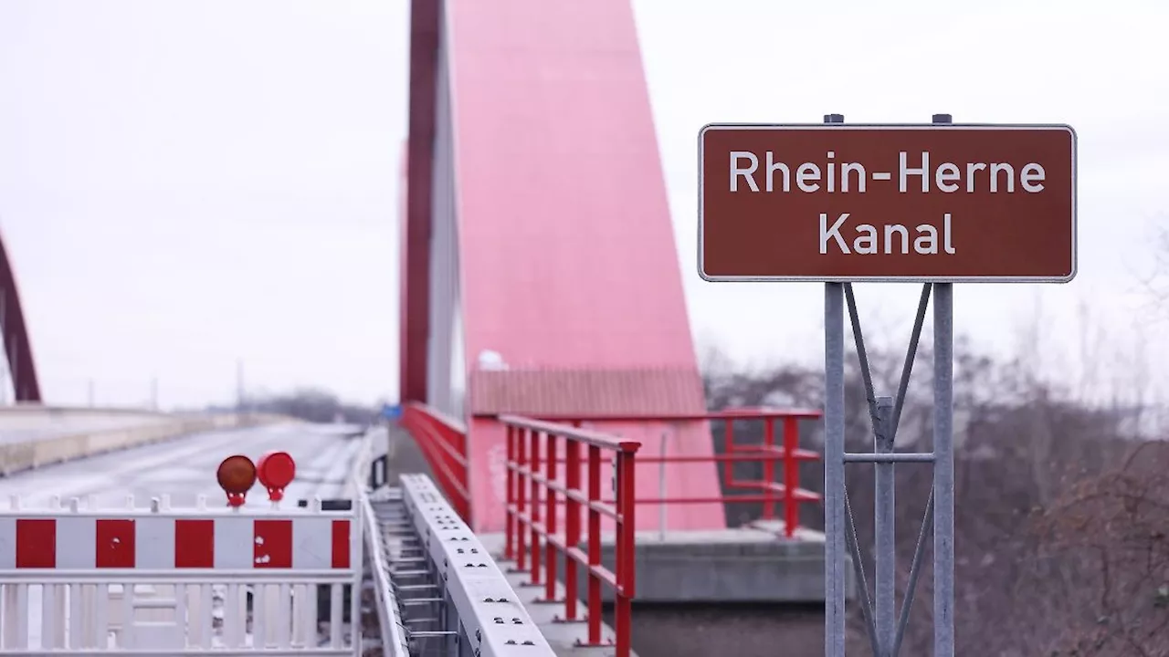 Nordrhein-Westfalen: A42-Brücke wird Richtung Westen wieder für Autos frei