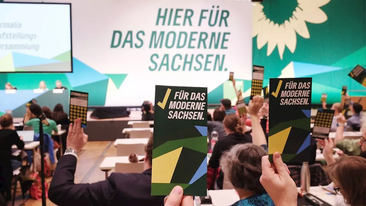 Sachsen: Sachsens Grüne gehen mit Spitzentrio in Landtagswahl