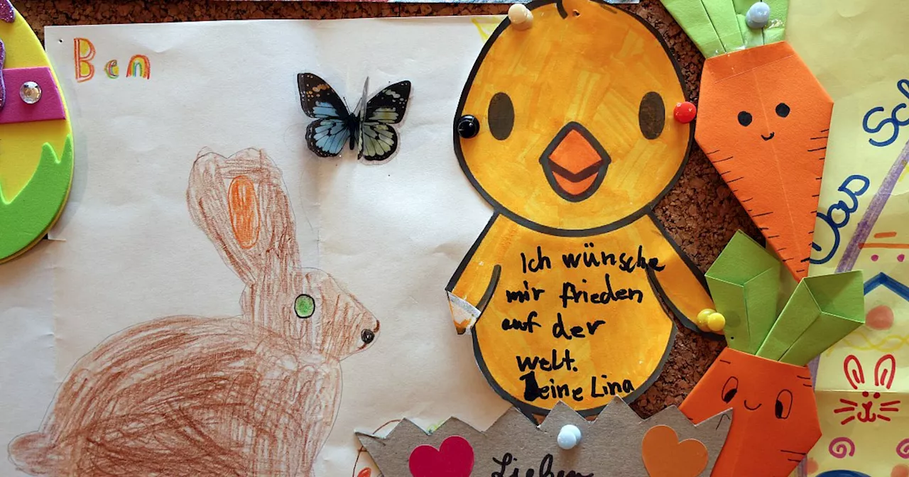 Sehnsucht nach Frieden: Der Osterhase bekommt Post aus der ganzen Welt