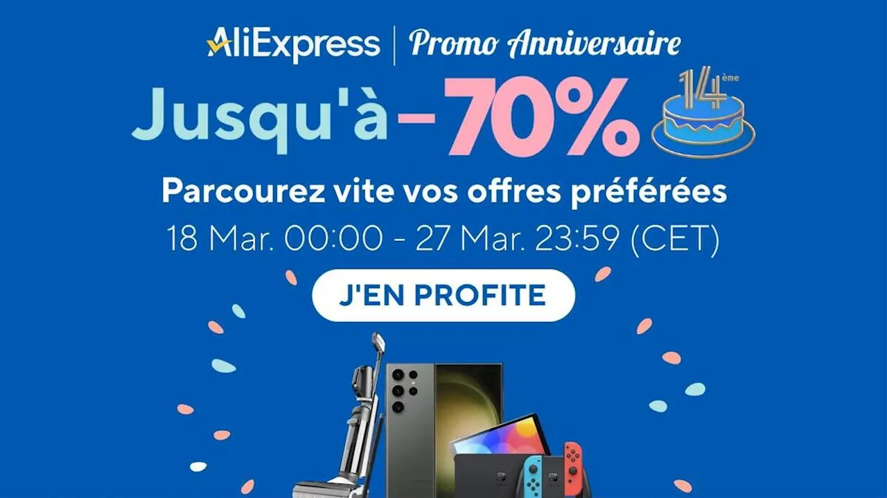 AliExpress fête son 14ème anniversaire, et ces codes promo secrets s’épuisent déjà