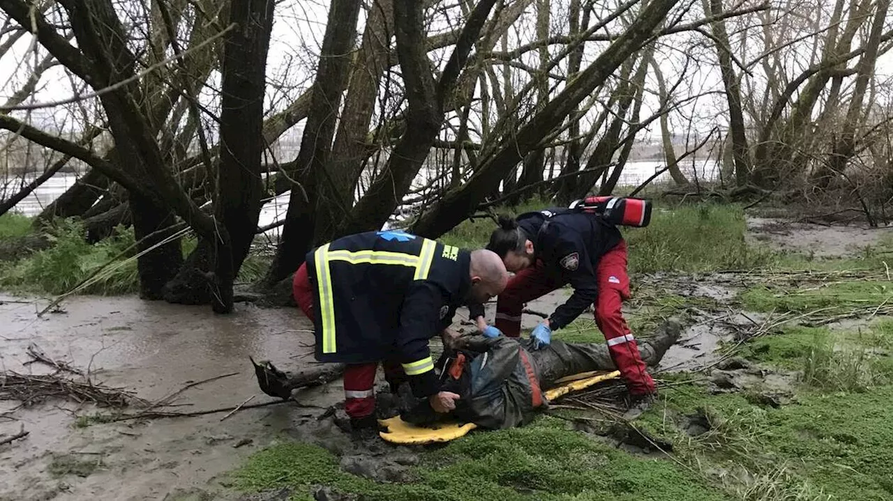 Envasé dans la Loire à Rezé, le septuagénaire sauvé par les ambulanciers