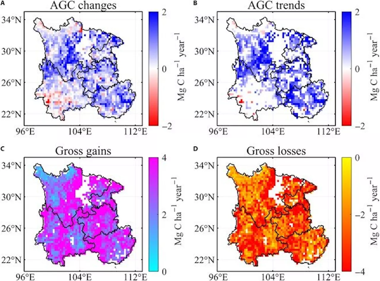 Satellite data unlocks drought impact on southwest China's carbon cycle