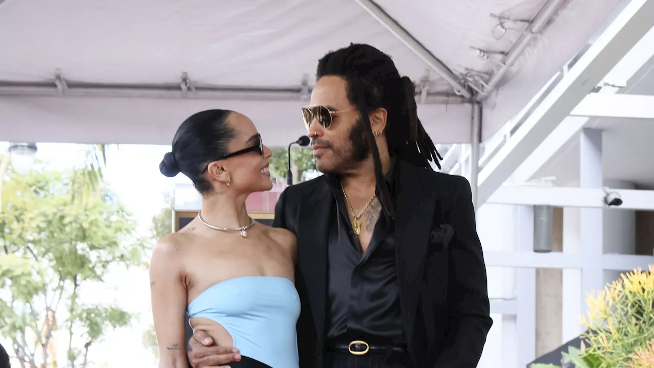 Mit Humor: Zoe Kravitz witzelt über Papa Lennys Beziehungen