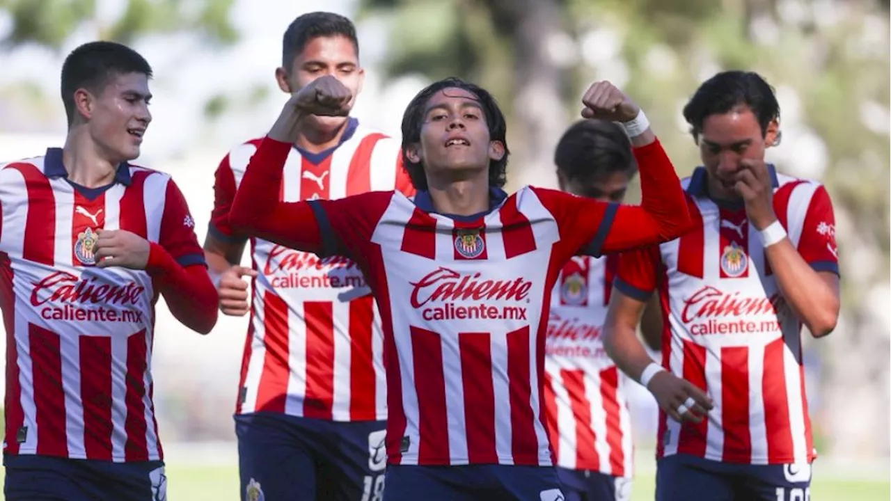 ¡Dos de dos! Chivas domina a América en Clásicos Nacionales de categorías inferiores