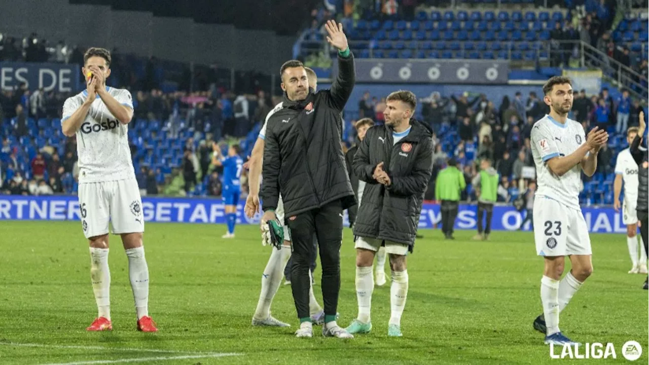 Girona pierde ante Getafe, se aleja del Real Madrid, peligra su segundo lugar y puesto de Champions League