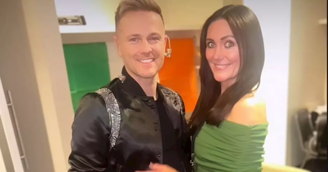 Georgina Ahern stuns in €23 Zara dress as she and Nicky Byrne cosy up backstage