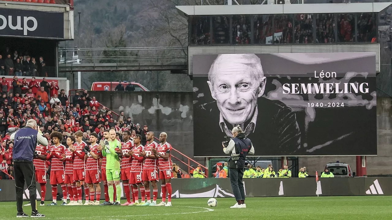 'À jamais dans nos cœurs, merci P’tit Léon' : les supporters du Standard rendent un dernier hommage à Léon Semmeling