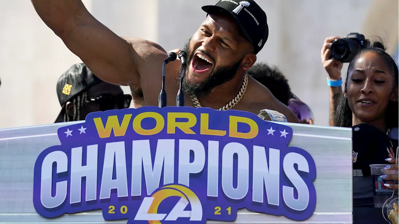 NFL-Knaller: Rams-Legende Aaron Donald (32) beendet seine Karriere