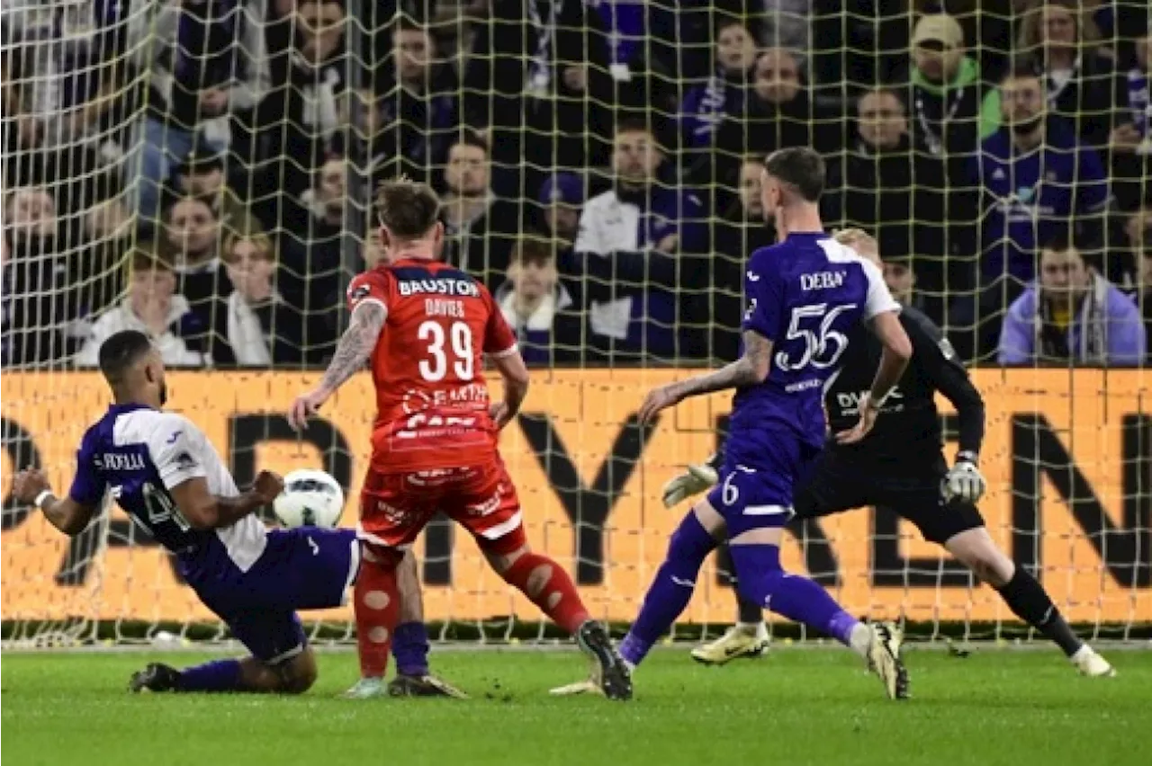 Sans idées, Anderlecht est surpris par Courtrai et pourrait donner du champ à l'Union