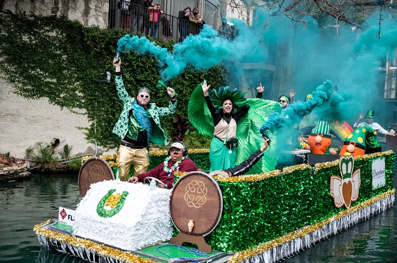 Bud Light St. Patrick's River Parades & Celebration will paint the River Walk green this weekend