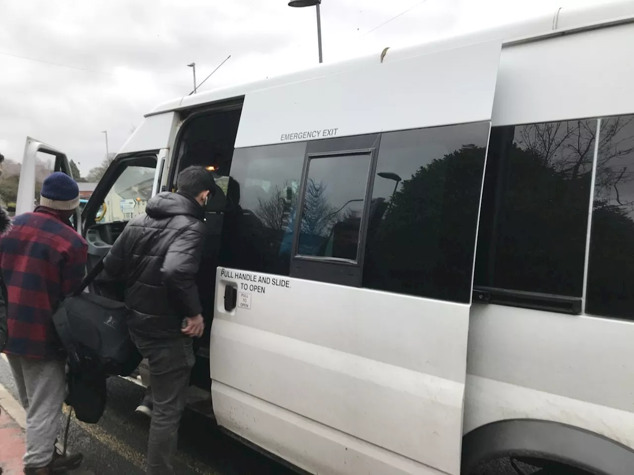 Frustrated passengers left waiting for replacement coach after mini-bus with 15 seats turns up