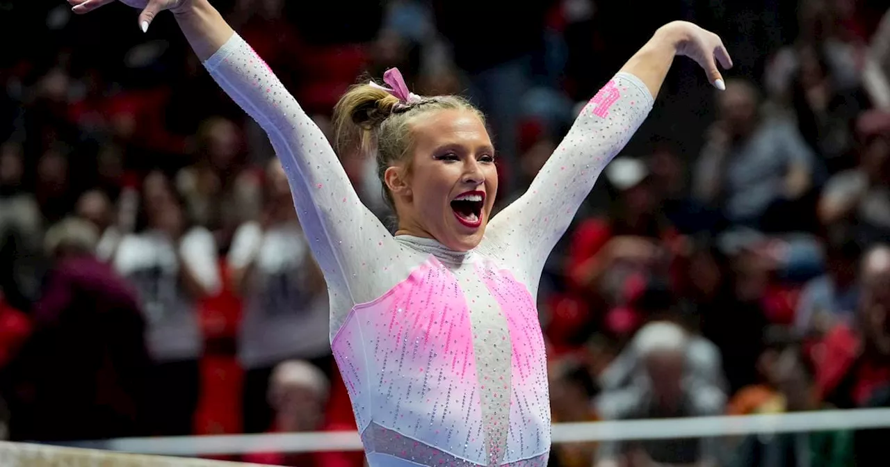 Perfect 10.0 and season-high score give Utah gymnastics a victory in tri-meet