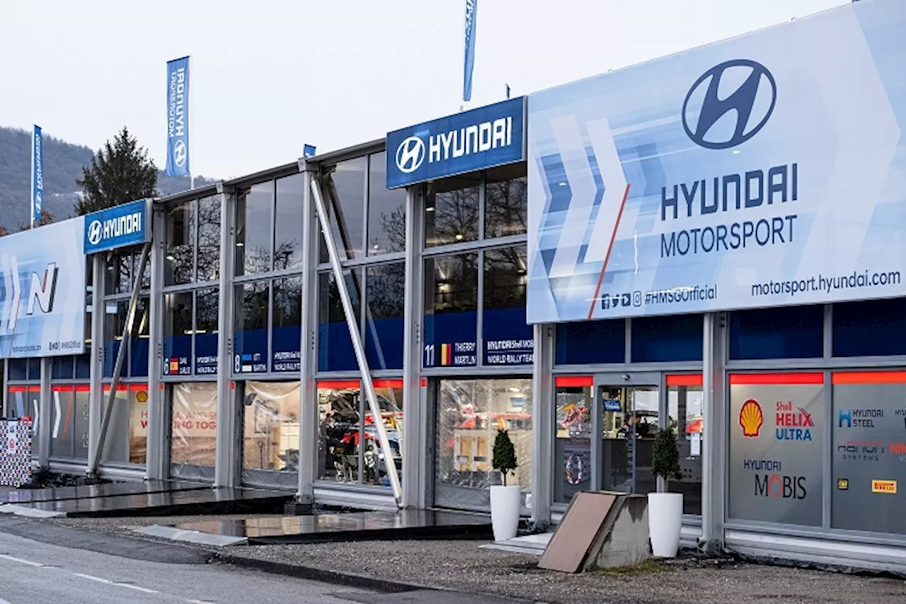 Hyundai mit kompletter Mannschaft in San Remo