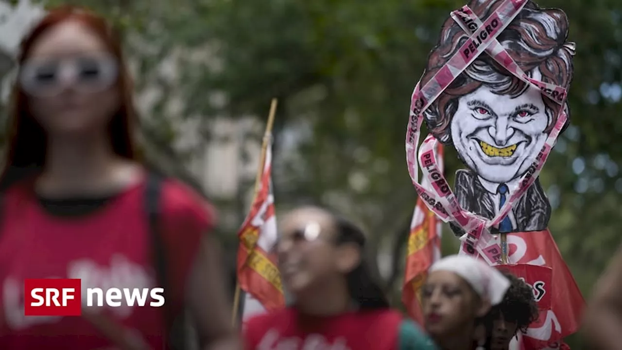 Argentiniens Präsident Javier Milei geht gegen Feminismus vor