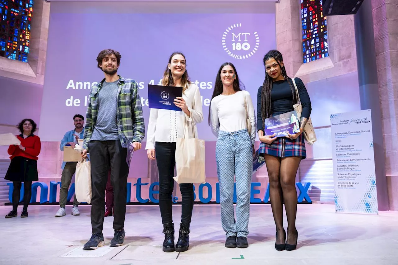 Ma Thèse en 180 secondes : les quatre finalistes de l’université de Bordeaux sont connus