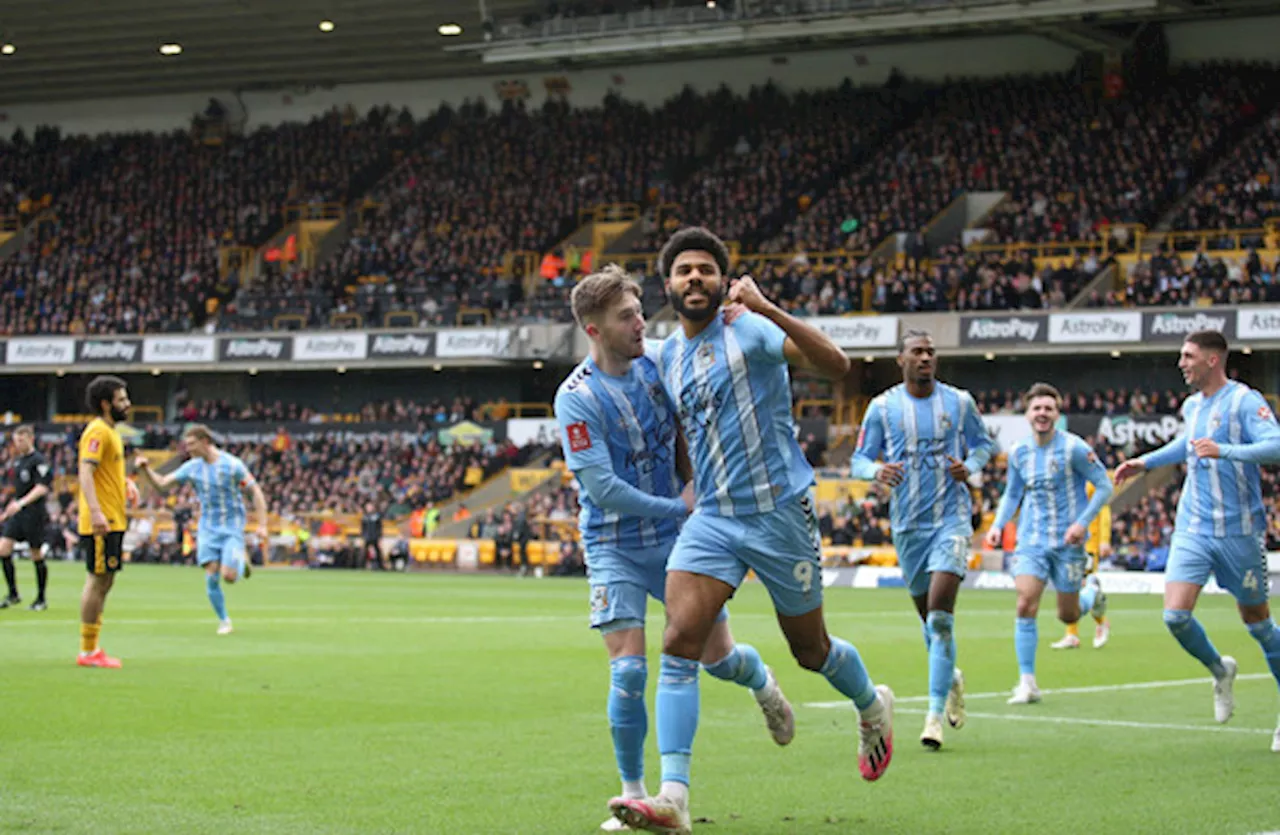 FA Cup classic with four late goals as Coventry rock Wolves in 10th minute of injury time