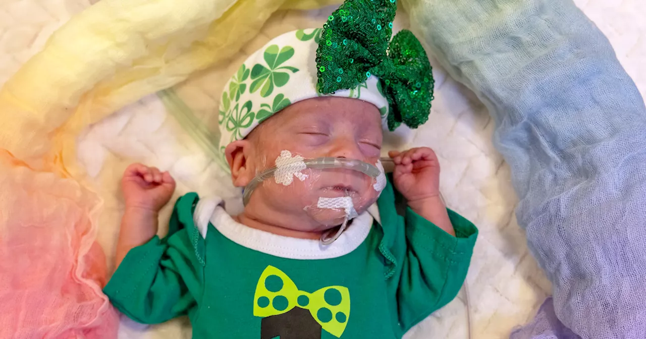 Boston NICU Babies Are Dressed For St. Patrick’s Day