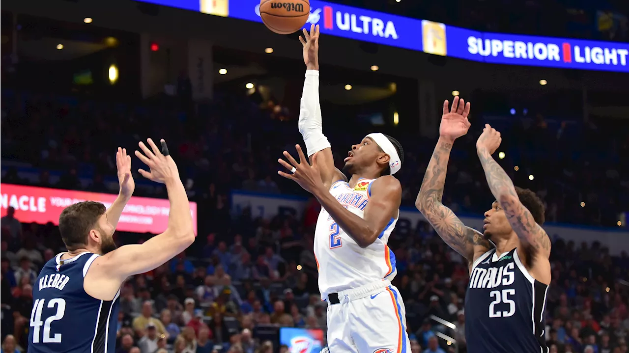 Gilgeous-Alexander scores 31 to lead Thunder past Doncic-less Mavericks