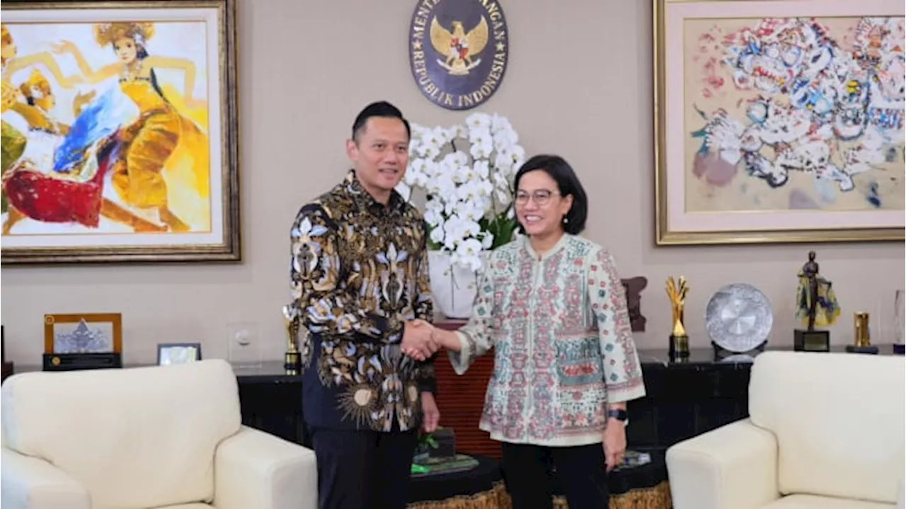 AHY Bertemu Sri Mulyani, Ini yang Dibahas